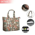 thumbnail image 2 of Pioneer Flower Floral Print Pattern Travel Tote Bags for Women Carry On,Large Weekender Bags for Women Travel,Multi Functional Duffle Bag for Work,Shopping,Sports, 2 of 5