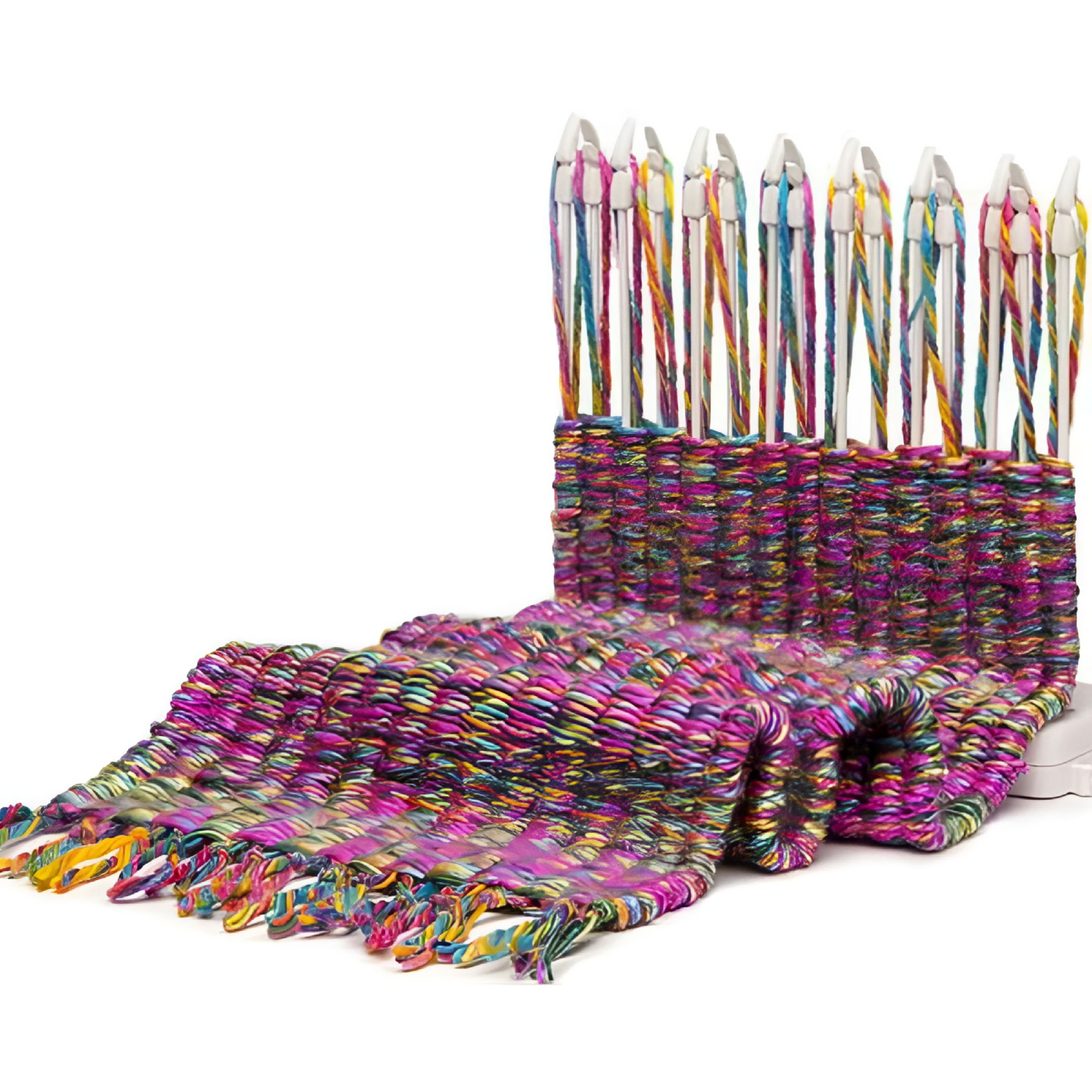 BESTSKY 2026 New Weaving Loom Kit for Craft Enthusiasts,Beginner Friendly Design with Multicolor Loops,Enhance Fine Motor Skills and Creativity,Perfect for Nostalgic Crafting