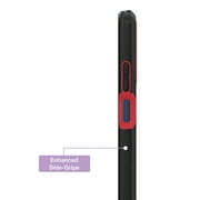 onn Slim Rugged Phone Case for Samsung moto g (2025) - Red/Black
