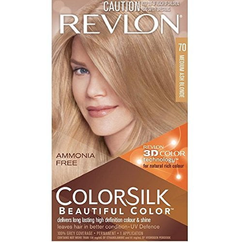 Colorsilk 70 Med Ash Blonde Rich Long Lasting Color By Revlon