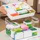 thumbnail image 5 of Estuche para Medicamentos Organizador Pastillas Plástico Transparente Gran Capacidad Multicapa, 5 of 9