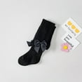 thumbnail image 2 of Baby Girls Tights Cable Knit Seamless Leggings with Bow Toddler Girl Cotton Warm Pantyhose, 2 of 4