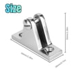 thumbnail image 2 of 4PCS 316 Stainless Steel Marine Boat Deck Hinge For Bimini Top Fitting Hardware USA, 2 of 7