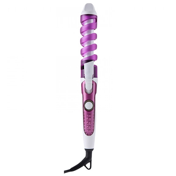 ACDANC Hair Curler Ceramic Curling Wand Portable Salon Spiral Styler Straight&Curler for Styling
