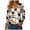 White_1, variant on Godom Women Halloween Shirt Halloween Tshirt Graphic Tees Fall Season 3/4 Sleeve Tops