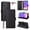 Black, variant on Wallet Case for Samsung Galaxy A05, Premium PU Leather Flip Folio Case with RFID Blocking Card Slots Kickstand Function Wrist Strap Protective Shockproof Phone Case Cover, Black