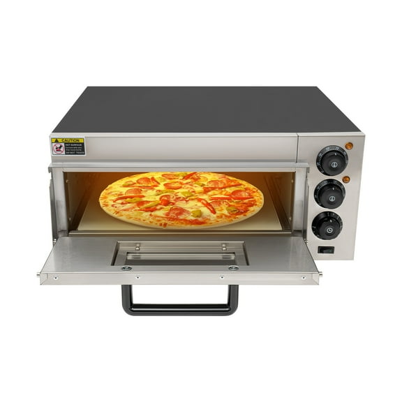 Miumaeov 1800W Commercial Pizza Oven Electric Countertop Pizza Maker Multifunctional Cooking Oven