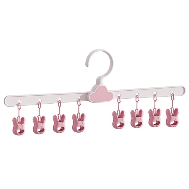 Baby Sock Clips for Drying | Children’S Sock Hanger with Multiple Clips | Laundry Clips To Hold Baby Socks | Non-Slip Clothespin Organizer for Home | Indoor Drying Rack for Small Clothes