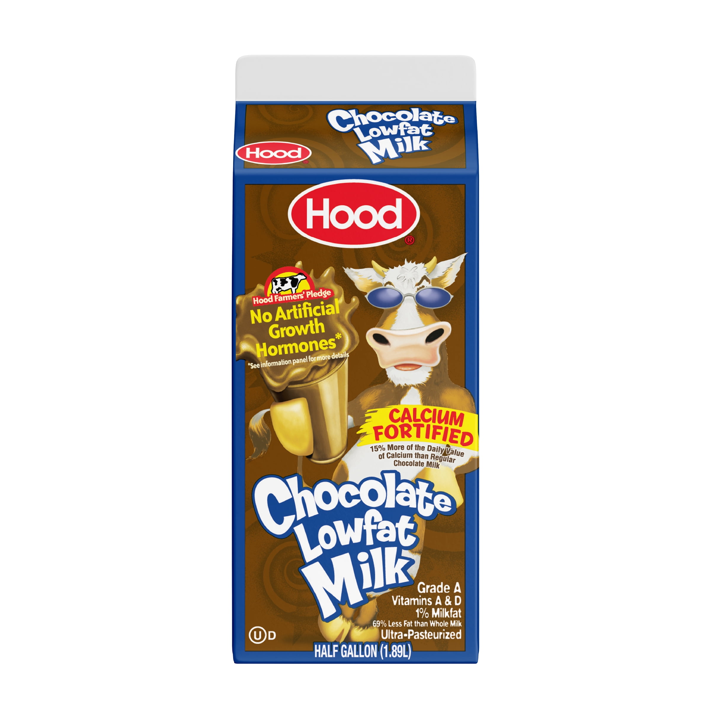 Hood Chocolate Lowfat Milk, 64 oz