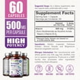 thumbnail image 2 of Biophix B-3 Nicotinamide 500 mg 60 Capsules – Flush-Free Niacin Supplement – Skin & Cellular Health, 2 of 10