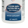 thumbnail image 2 of Geri-Care Oyster Shell Calcium Tablets Plus Vitamin D - Supplements, 500 mg, 60 Ct, 2 of 5