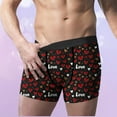 thumbnail image 2 of Boxeurs Confortables pour Hommes de la Saint-Valentin, Respirants, Ajustés, à Impression Numérique Originale, 2 of 9