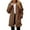 06# Brown, variant on Fleece Cardigans for Women Plus Size Long Soft Jackets Fuzzy Full Zip Fall Trendy Basic Coats with Pockets Brown S