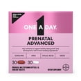 thumbnail image 3 of One A Day Prenatal Advanced, Prenatal Vitamins with Folic Acid, Pregnancy Vitamins for Women, 30+30 Count, 3 of 12