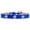Blue, variant on Dog, Puppy Pet Widget Ice Cream Collar, "Silver Flower"