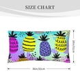 thumbnail image 4 of Bingfone Graffiti Pineapples Printed Pillowcase 20x36 inches - Standard Pillow Cases with Envelope Closure,Gifts for Women Men, 4 of 9