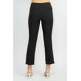 thumbnail image 6 of Adrianna Papell Mid Waist Pull On Solid Straight Pants by Curated Brands, 6 of 6