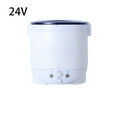 thumbnail image 3 of Langgg Car Rice Cooker Mini Cooking Tools 24V Multifunctional 1L Soup Electric Heater Travel Truck Lunchbox Food Appliance Machine 24V/White 24V, 3 of 8