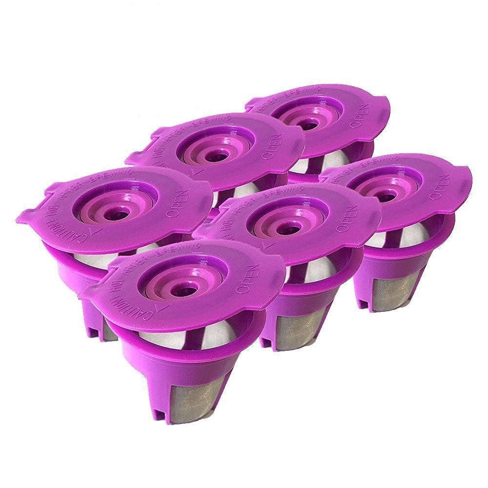 Blendin 6 Pack Refillable Reusable KCup Coffee Filter Pod,Fits Keurig