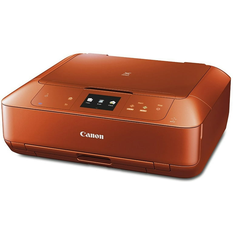 Impresora fotográfica a color con escáner y fotocopiadora, inalámbrica, de  la marca Canon Office Products (MG7520), Burnt orange