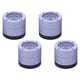 thumbnail image 1 of 4x Almohadillas para pies de lavadora Antideslizantes Elevadores de cama Patas para lavadora y secadora 6 cm de alto, 1 of 9