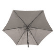 thumbnail image 5 of Donglin 93.50" Gray Hexagon Market Patio Umbrellas, UV Resistant, 5 of 8