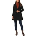 thumbnail image 2 of INSPIRE CHIC Elegant Overcoat for Women's Shawl Collar Single Winter Belted Long Coat S Black, 2 of 6