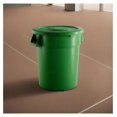 32 Gallon Green Round Trash Can with Lid, Ingredient Bin, Wastebasket