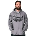 thumbnail image 5 of Hashtag Blessed Bless Religious Jesus Hoodie Sweatshirt Women Men Brisco Brands S, 5 of 6