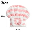 thumbnail image 2 of 2 Pack Hair Towel Wrap for Women, Quick Dry Hair Turban for Wet Hair, 2 of 5