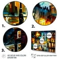 thumbnail image 3 of Designart Colorful Quebec City II Canvas Wall Art, 3 of 5