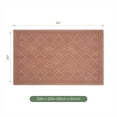 thumbnail image 3 of Martex Restore Geometric Cotton Bath Rug, 20" x 32", Clay, 3 of 7