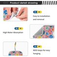 thumbnail image 4 of Colorful Snowflakes Pink Kitchen Sink Splash Guard 2 Packs Faucet Absorbent Mats Merry Christmas Winter Faucet Handle Drip Catcher Quickly Drying Mat for Kitchen Counter Bathroom, 14.9"x5.5", 4 of 7