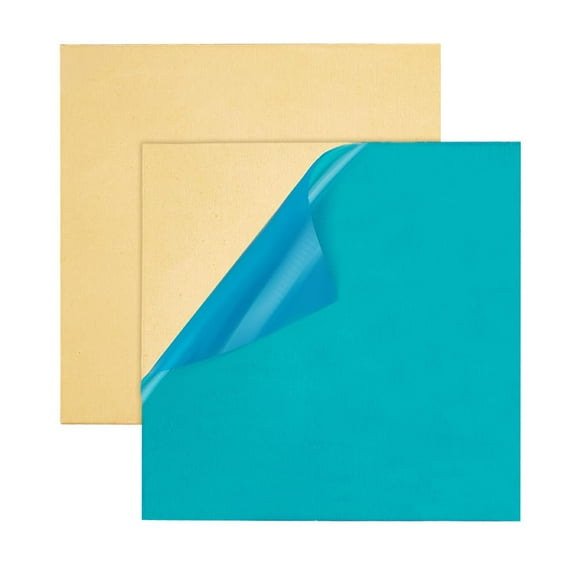 2 pc Brass Sheets Metal Sheet Rectangle Golden 100x100x2mm