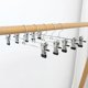 thumbnail image 3 of Metal stainless steel high manganese steel pants clip pants rack clothes rack household non-slip skirt clip pants rack, 3 of 3
