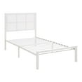 thumbnail image 5 of Lexicon Sanibel Metal Frame Twin Metal Platform Bed in White, 5 of 9