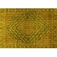 thumbnail image 1 of Ahgly Company Machine Washable Indoor Rectangle Persian Yellow Traditional Area Rugs, 8' x 12', 1 of 4