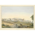 thumbnail image 2 of George John Morant 24x18 Gold Ornate Framed and Double Matted Museum Art Print Titled - View Of&nbsp;Paestum, 2 of 4