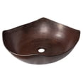 thumbnail image 5 of Eden Bath EB-C011AD Arched Edges Copper Vessel Sink- Antique Dark Copper, 5 of 5