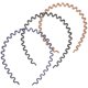 thumbnail image 1 of Diademas finas de 3 uds para niñas y mujeres, aro de pelo ondulado, diademas de plástico para lavar la cara, accesorios para el cabello para niñas y adolescentes, peinado, 1 of 6