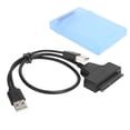 thumbnail image 1 of Hard Disk Cable, ABS  Box  Compatibility With LED Status Indicator For 2.5in  HDD SSD White,Gray,Blue,Red,Green, 1 of 8