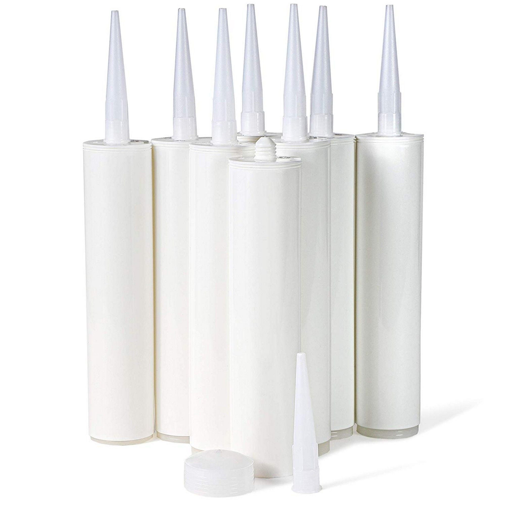 Empty Caulking Sealant Tubes (8 Pack)