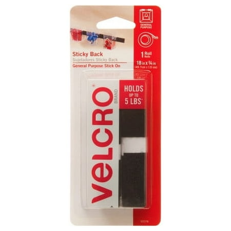 UPC: 0075967900786 | Velcro® Brand Sticky Back 18In X 3/4In Roll Black