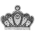 thumbnail image 1 of Crown Patch Iron On Patch Embroidery Rhinestones Applique Decoration DIY Clothing Accessory, 1 of 8