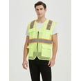 thumbnail image 4 of Toptie US Size Big High Visibility Mesh Safety Vest with Pockets Soft Breathable, 4 of 7