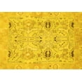 thumbnail image 1 of Ahgly Company Machine Washable Indoor Rectangle Oriental Yellow Traditional Area Rugs, 3' x 5', 1 of 4
