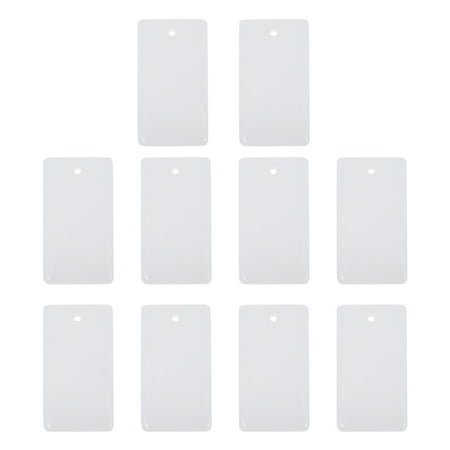 

NICEXMAS 10pcs Blank Imitation Jade Pendants Imitation Jade Hanging Ornaments for Friends
