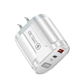 thumbnail image 2 of Cagogo under $5 2Pcs Fast Charger Adapter, Fast Quick Charge PD20W Wall Charger, QC 3.0 USB Power Adapter, Multi-port Charging Hub, US Plug Power Supply, Smart Charging Technology, 2 of 6