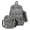Zebra Stripe, variant on Checkered Print School Backpack Set, Lightweigh School Bag with Lunch Box, Large Loptop Backpack for College Outdoor, Style 3