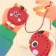 thumbnail image 5 of 6 Pcs Children's Sewing Fun Festival Diy Handmade Pendant, 5 of 5